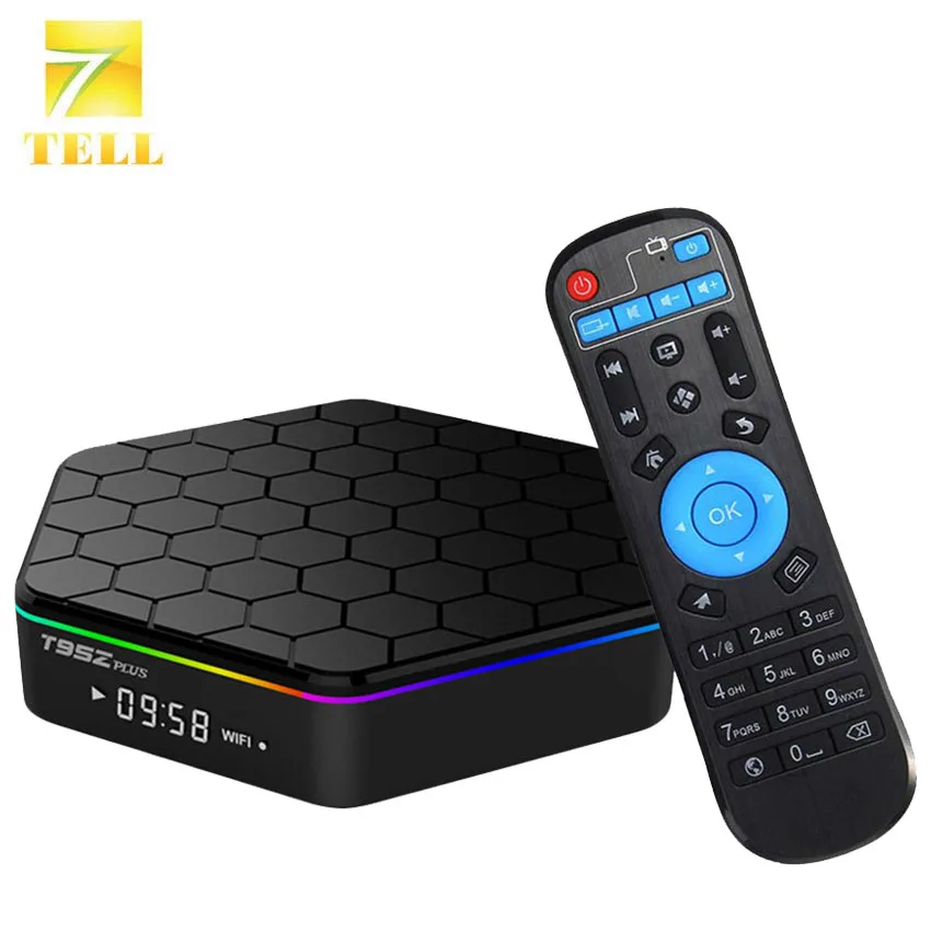 T95Z Plus 3GB 32GB Optional Android 7.1 TV Box Amlogic S912 64BIT Octa Core Bluetooth Dual WIFI Gigabit LAN Smart Media Player
T95Z Plus 3GB 32GB Optional Android 7.1 TV Box Amlogic S912 64BIT Octa Core Bluetooth Dual WIFI Gigabit LAN Smart Media Player