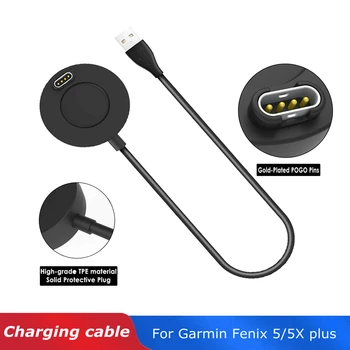 1M Charger For Garmin Fenix 5 5S Fenix 5X plus 6/6S/6X Pro Forerunner 935 945 925 Vivoactive 3 Approach Smart Watch Accessories
1M Charger For Garmin Fenix 5 5S Fenix 5X plus 6/6S/6X Pro Forerunner 935 945 925 Vivoactive 3 Approach Smart Watch Accessories