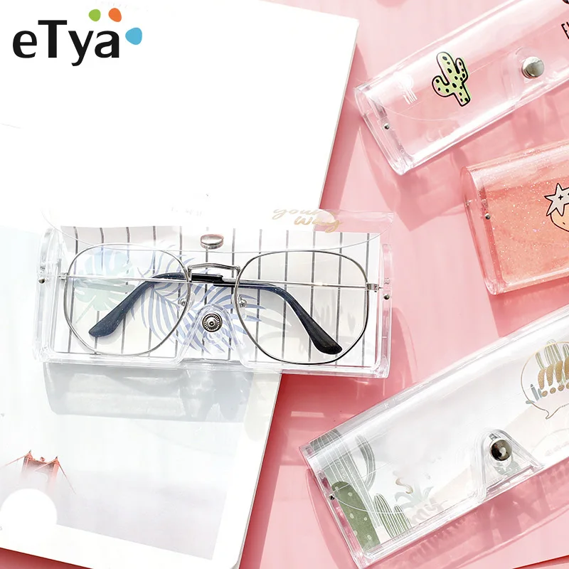 Cartoon Cute Eyewear Cases Travel Women Eye Glasses Case Eyewear Protector Box Pouch Bag Student Transparent PVC Eyeglasses Box
Cartoon Cute Eyewear Cases Travel Women Eye Glasses Case Eyewear Protector Box Pouch Bag Student Transparent PVC Eyeglasses Box