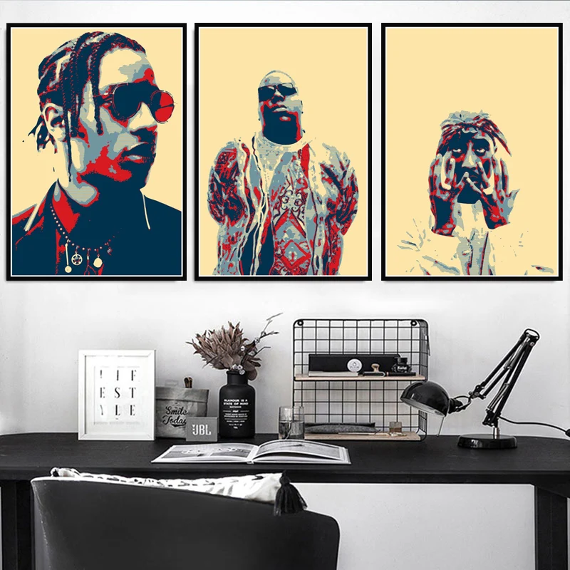 Canvas Oil Painting Modern ASAP Rocky Notorious 2pac Tupac Rapper Stars Poster Prints Wall Art Pictures Living Room Home Decor
Canvas Oil Painting Modern ASAP Rocky Notorious 2pac Tupac Rapper Stars Poster Prints Wall Art Pictures Living Room Home Decor
