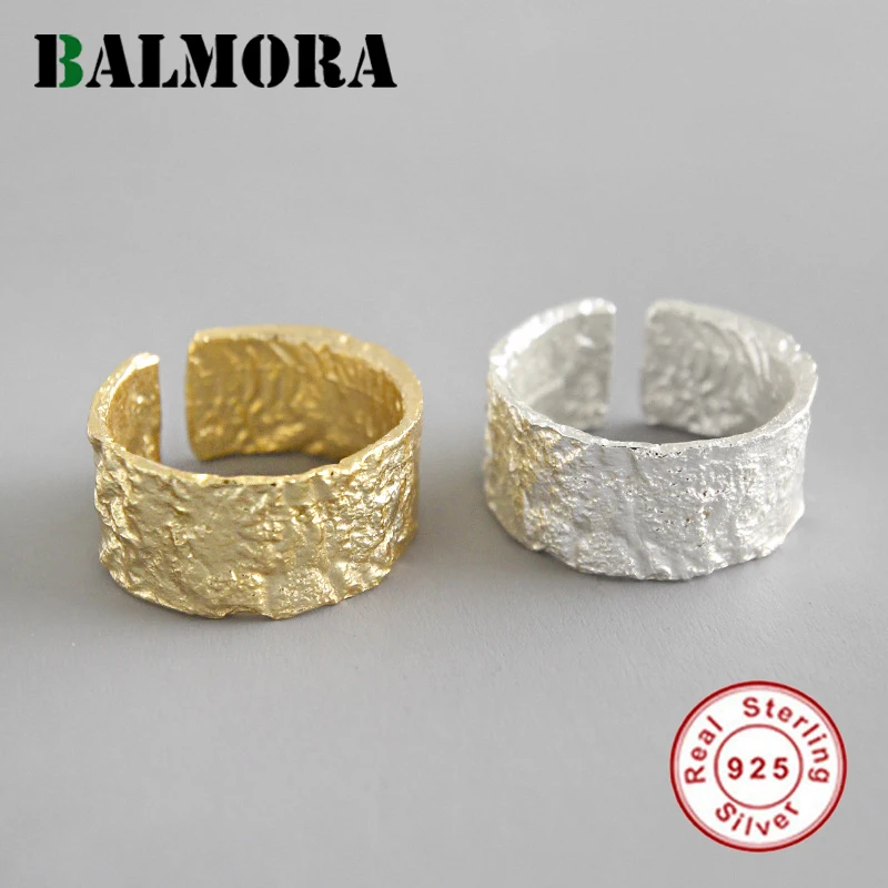 BALMORA 1 Piece 925 Sterling Silver Tinfoil Paper Irregular Stackable Stacking Open Rings for Women Gift Jewelry Anillos HFYR353
BALMORA 1 Piece 925 Sterling Silver Tinfoil Paper Irregular Stackable Stacking Open Rings for Women Gift Jewelry Anillos HFYR353