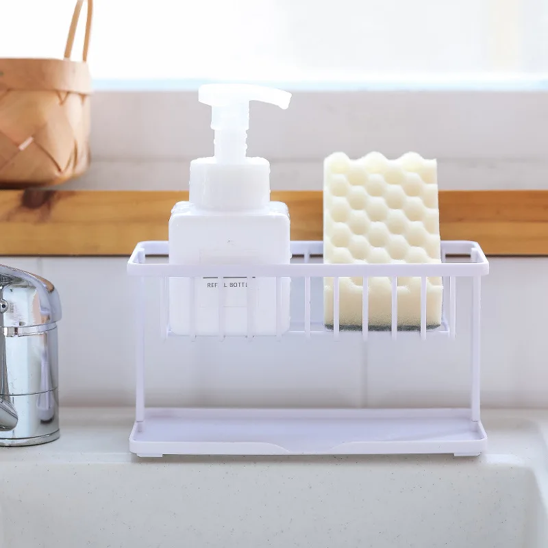 1PC Plastic Kitchen Sink Sponge Holder Rack Dish Drain Soap Brush Storage Organizer Kitchen Bathroom Accessories Multifunction
1PC Plastic Kitchen Sink Sponge Holder Rack Dish Drain Soap Brush Storage Organizer Kitchen Bathroom Accessories Multifunction