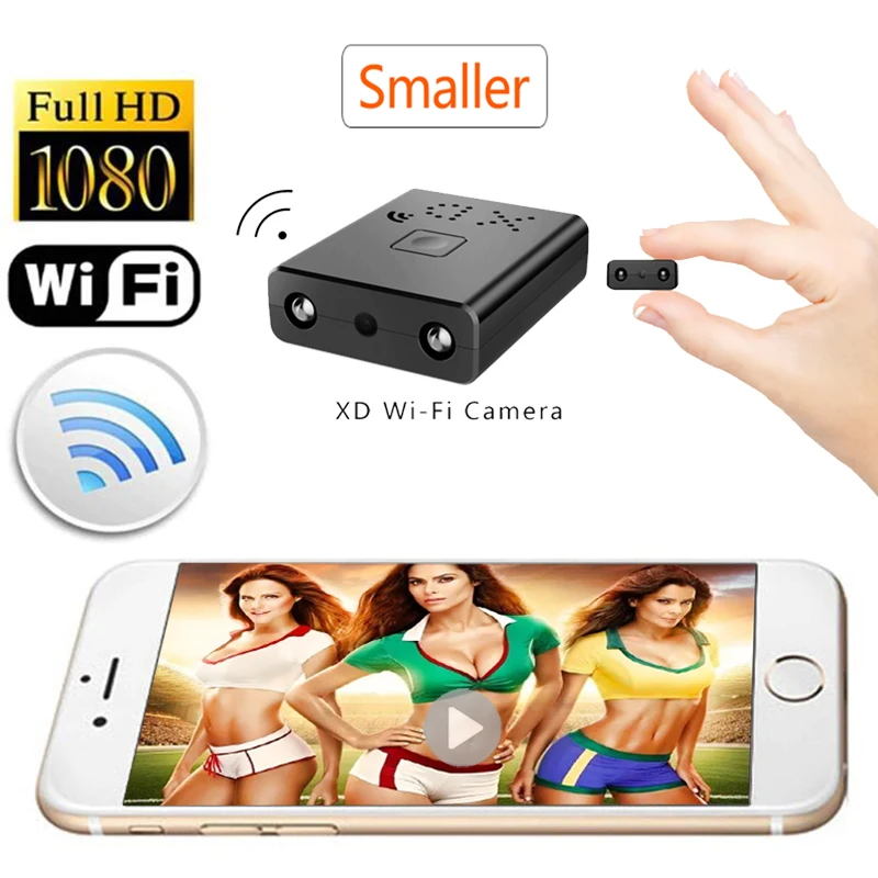 Newest HD Mini Wifi Camera Infrared Night Vision Surveillance IP/AP Camera Motion Detect Remote Alarm Camcorder hidden TF card
Newest HD Mini Wifi Camera Infrared Night Vision Surveillance IP/AP Camera Motion Detect Remote Alarm Camcorder hidden TF card