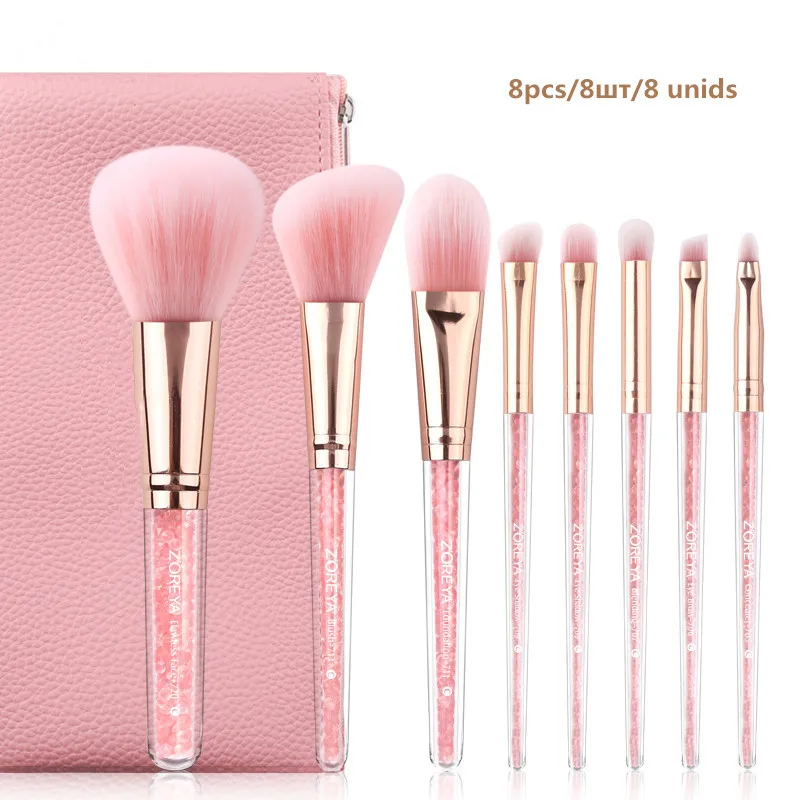 Unicorn Make Up Brushes 10pcs Diamond Makeup Brush Set Fairy Pink Powder Foundation Eye Shadow Blush Blending PU Leather Bag
Unicorn Make Up Brushes 10pcs Diamond Makeup Brush Set Fairy Pink Powder Foundation Eye Shadow Blush Blending PU Leather Bag