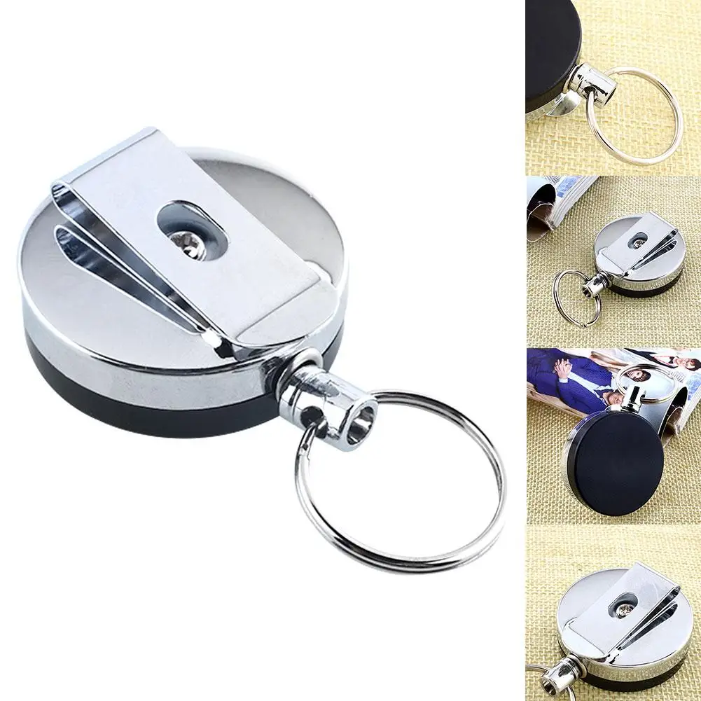 4pcs/set 60cm Recoil Extendable Metal Wire Key Chain Clip Pull Keyring Retracting Round Keychain for Women Men Gift
4pcs/set 60cm Recoil Extendable Metal Wire Key Chain Clip Pull Keyring Retracting Round Keychain for Women Men Gift