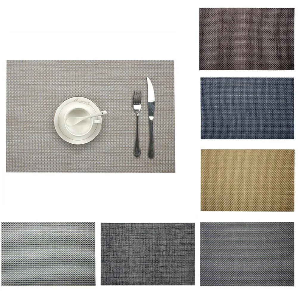 Ouneed Placemat Coasters Heat-insulated Tableware Cloth PVC table decor Kitchen Dinning Bowl Dish Waterproof Pad Table Mat #M031
Ouneed Placemat Coasters Heat-insulated Tableware Cloth PVC table decor Kitchen Dinning Bowl Dish Waterproof Pad Table Mat #M031