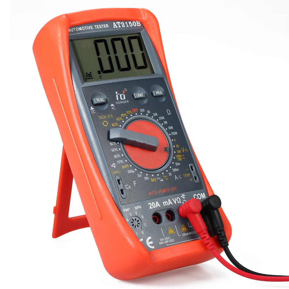 Automotive Meter Tester Digital Multimeter Car AC/DC Current Voltage Capacitance Temperature hFE Diode Tester LCD ESR Meter
Automotive Meter Tester Digital Multimeter Car AC/DC Current Voltage Capacitance Temperature hFE Diode Tester LCD ESR Meter