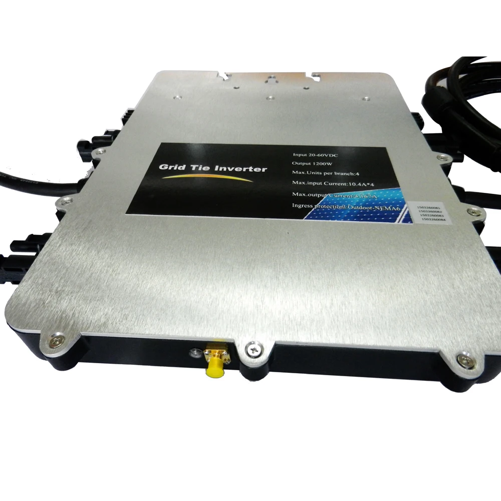 MAYLAR@ SUN1200G IP67 Micro Grid Tie Power Inverter With ETL/ SAA/ VDE/ TUV Certificate, 20 Years Limited Warranty
MAYLAR@ SUN1200G IP67 Micro Grid Tie Power Inverter With ETL/ SAA/ VDE/ TUV Certificate, 20 Years Limited Warranty
