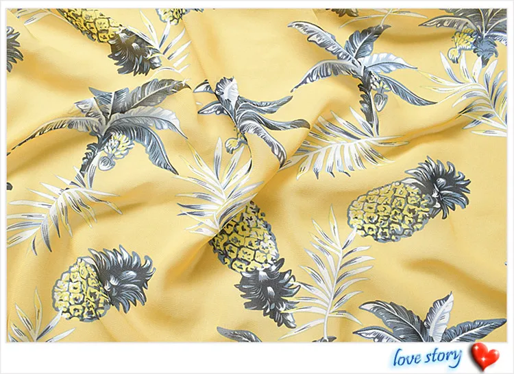 new high viscose chiffon fabric spring and summer printed fabric with a soft fabric of pineapple and pineapple LL03
new high viscose chiffon fabric spring and summer printed fabric with a soft fabric of pineapple and pineapple LL03