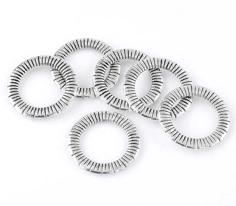 DoreenBeads Zinc metal alloy Closed Soldered Jump Rings Round Antique Silver Stripe Pattern 24mm(1") Dia, 5 PCs new
DoreenBeads Zinc metal alloy Closed Soldered Jump Rings Round Antique Silver Stripe Pattern 24mm(1") Dia, 5 PCs new