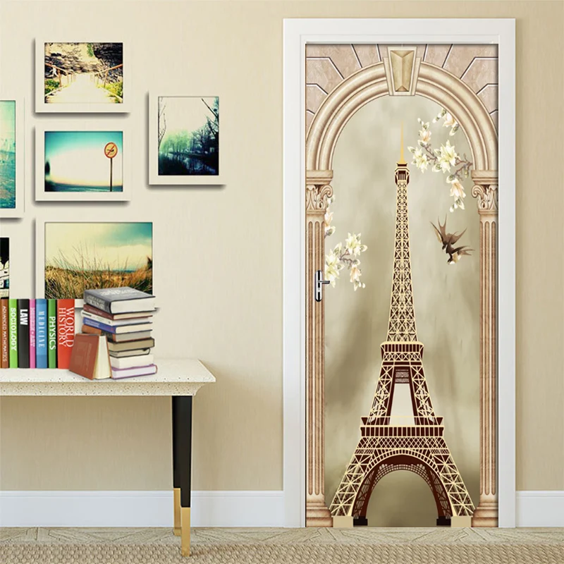Classical Tower Wallpaper 3D DIY PVC Wall Door Sticker Mural Poster 2 pcs/set Waterproof Door Decal Self Adhesive Film Decor
Classical Tower Wallpaper 3D DIY PVC Wall Door Sticker Mural Poster 2 pcs/set Waterproof Door Decal Self Adhesive Film Decor
