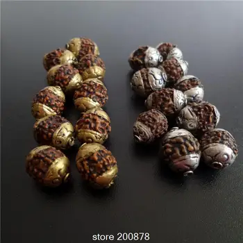 TSB0540 Nepal Handmade Metal Capped Natural Kingkong Bodhi Seeds Beads 10-12mm Wholesale Tibet Nepal beads 10 beads lot
TSB0540 Nepal Handmade Metal Capped Natural Kingkong Bodhi Seeds Beads 10-12mm Wholesale Tibet Nepal beads 10 beads lot
