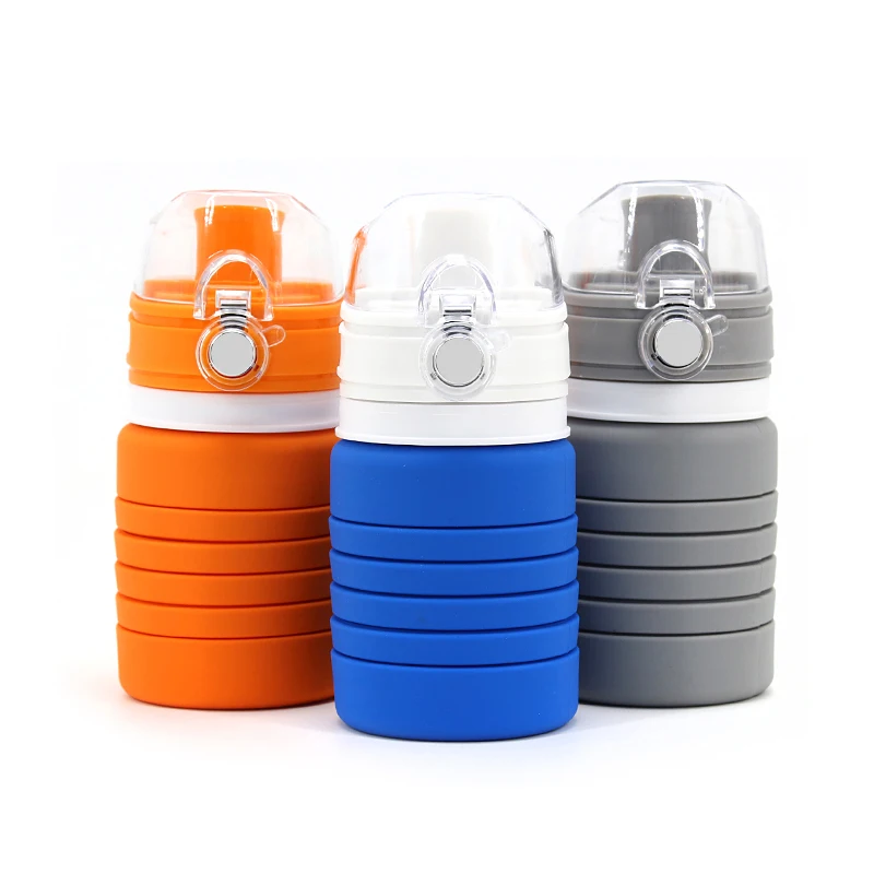 Travel Silicone Retractable Folding Bottle Outdoor Telescopic Collapsible 500ml Water Bottles
Travel Silicone Retractable Folding Bottle Outdoor Telescopic Collapsible 500ml Water Bottles