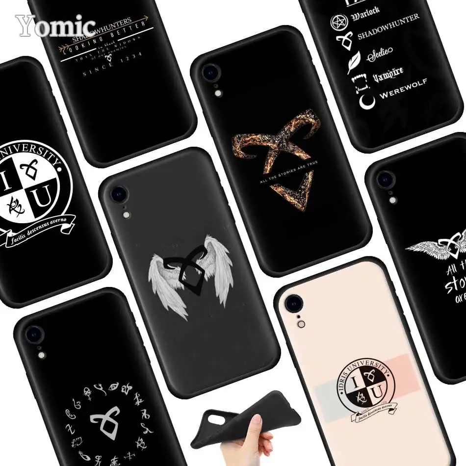 Shadowhunters Clary Fray Black Soft Case for Apple iPhone XR 7 8 6 6S Plus X XS MAX 5 5E 5S Silicone Phone Case Cover
Shadowhunters Clary Fray Black Soft Case for Apple iPhone XR 7 8 6 6S Plus X XS MAX 5 5E 5S Silicone Phone Case Cover