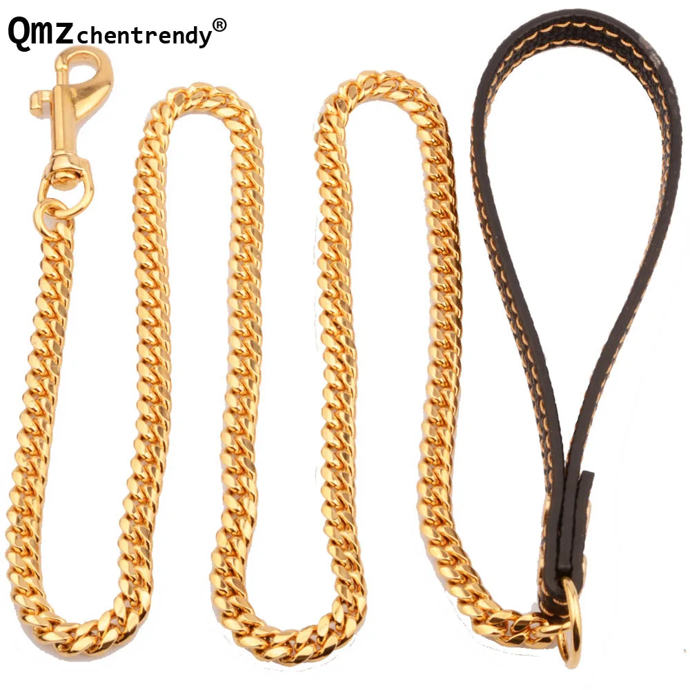 Fashion Stainless Steel Slip Pet Dog Leash Cuban Chain Training Choke Pubby Bulldog Traction Practical Doggie Rope Necklace
Fashion Stainless Steel Slip Pet Dog Leash Cuban Chain Training Choke Pubby Bulldog Traction Practical Doggie Rope Necklace