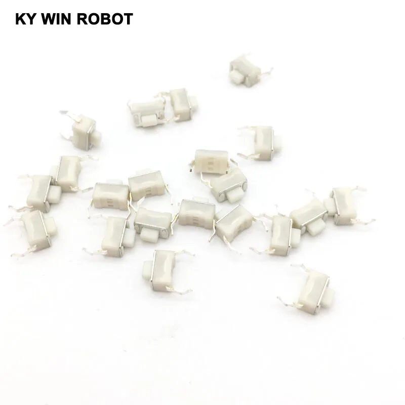 

100Pcs DIP-2Pin Tact Switch 3x6x4.3 mm connectors Push button 3*6*4.3mm Tactile Switches