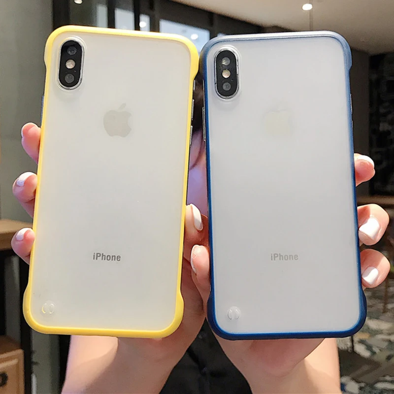 Frameless Ultra-thin Transparent Matte Phone Case For iPhone X 7 6 6S 8 Plus Cover For iPhone XS Max XR With Finger Ring Cases
Frameless Ultra-thin Transparent Matte Phone Case For iPhone X 7 6 6S 8 Plus Cover For iPhone XS Max XR With Finger Ring Cases