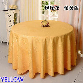 Yellow colour jacquard table cloth damask pattern table cover for wedding hotel and round table linen decoration wholesale
Yellow colour jacquard table cloth damask pattern table cover for wedding hotel and round table linen decoration wholesale