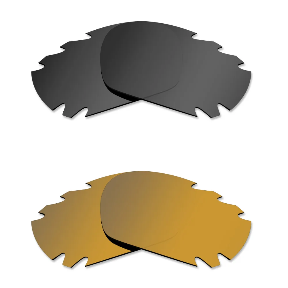 Glintbay 2 Pairs Polarized Sunglasses Replacement Lenses for Oakley Jawbone Vented Stealth Black and Bronze Gold
Glintbay 2 Pairs Polarized Sunglasses Replacement Lenses for Oakley Jawbone Vented Stealth Black and Bronze Gold