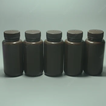 New Brown Plastic Bottole ,Wide Mouth,250ML Armber PET Reagent Bottle,Lab Reagent Bottle,Heavy Wall, Lab Plastic Ware,5PCS/LOT
New Brown Plastic Bottole ,Wide Mouth,250ML Armber PET Reagent Bottle,Lab Reagent Bottle,Heavy Wall, Lab Plastic Ware,5PCS/LOT