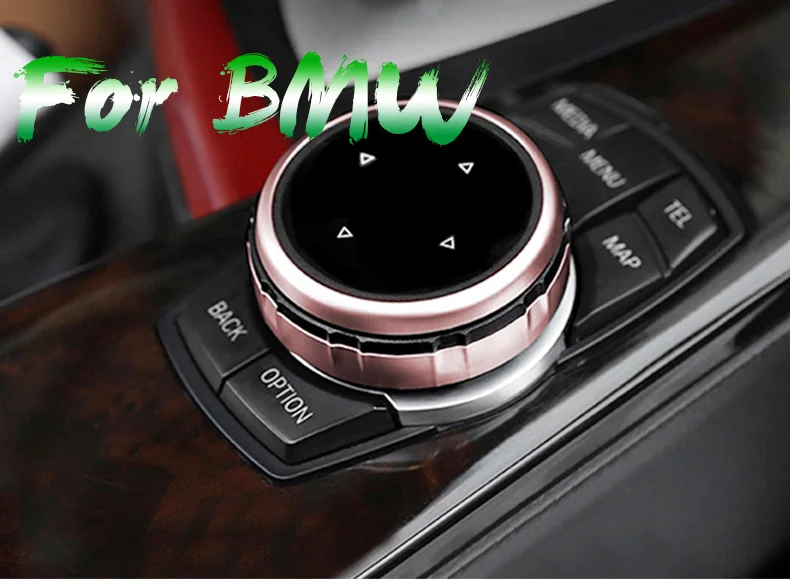 AIRSPEED idrive Car Multimedia Buttons Cover Stickers Refitting for BMW F20 F30 F10 E60 E90 E46 X5 E35 E39 E36 E34 Car-styling (14)