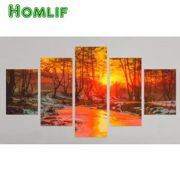 5D Diamond Painting Forest Sunset Landscape Embroidery Cross Stitch stickers Mosaic Painting Diamond Rhinestone Decoration gift
5D Diamond Painting Forest Sunset Landscape Embroidery Cross Stitch stickers Mosaic Painting Diamond Rhinestone Decoration gift