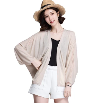 Knitted Sweater Women 2019 Summer Sun Protection Kimono Cardigan Jacket Women Basic Coats Knitwear Jumper Thin Cardigan CM356
Knitted Sweater Women 2019 Summer Sun Protection Kimono Cardigan Jacket Women Basic Coats Knitwear Jumper Thin Cardigan CM356