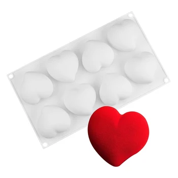 DIY heart shape silicone mould for cake chocolate dessert musse mold baking pastry tool cake Soap mold
DIY heart shape silicone mould for cake chocolate dessert musse mold baking pastry tool cake Soap mold