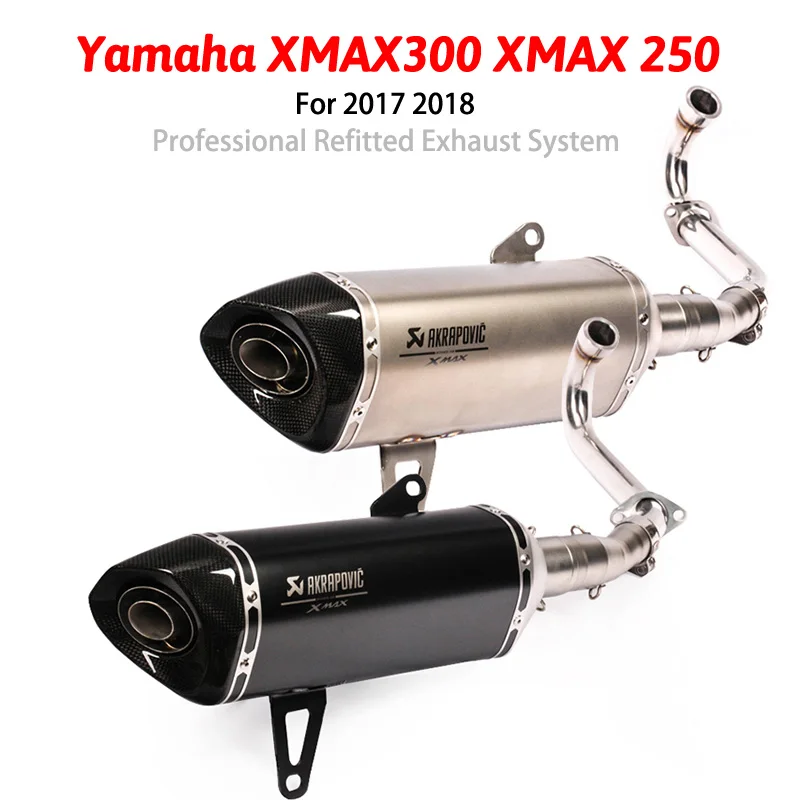 xmax 300 250 Motorcycle Muffler Exhaust Pipe Full System Akrapovic Escape Moto Stainless steel Pipe For Yamaha XMAX 300 Slip-On
xmax 300 250 Motorcycle Muffler Exhaust Pipe Full System Akrapovic Escape Moto Stainless steel Pipe For Yamaha XMAX 300 Slip-On