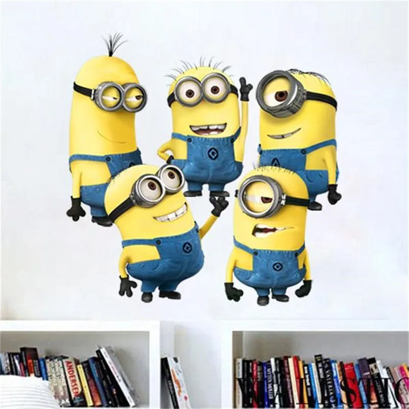 1PCS Cartoon Despicable Me Minions Wall Stickers DIY Mural Art Decal Self Adhesive Removable PVC Wall Paper Decor
1PCS Cartoon Despicable Me Minions Wall Stickers DIY Mural Art Decal Self Adhesive Removable PVC Wall Paper Decor