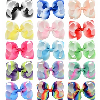 16pcs/lot 4 Inch Rainbow Bow Hair Clips Accessories Kids Large Headwear Barrette Ribbon Bowknot Hairpin Clips Boutique Bow A21
16pcs/lot 4 Inch Rainbow Bow Hair Clips Accessories Kids Large Headwear Barrette Ribbon Bowknot Hairpin Clips Boutique Bow A21