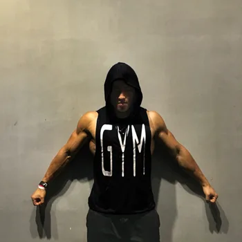 Mens Running Vest Men Sport Tank Tops GYM Tanktop hooded Sleeveless Male Workout Shirt Singlet Quick Dry Clothes
Mens Running Vest Men Sport Tank Tops GYM Tanktop hooded Sleeveless Male Workout Shirt Singlet Quick Dry Clothes