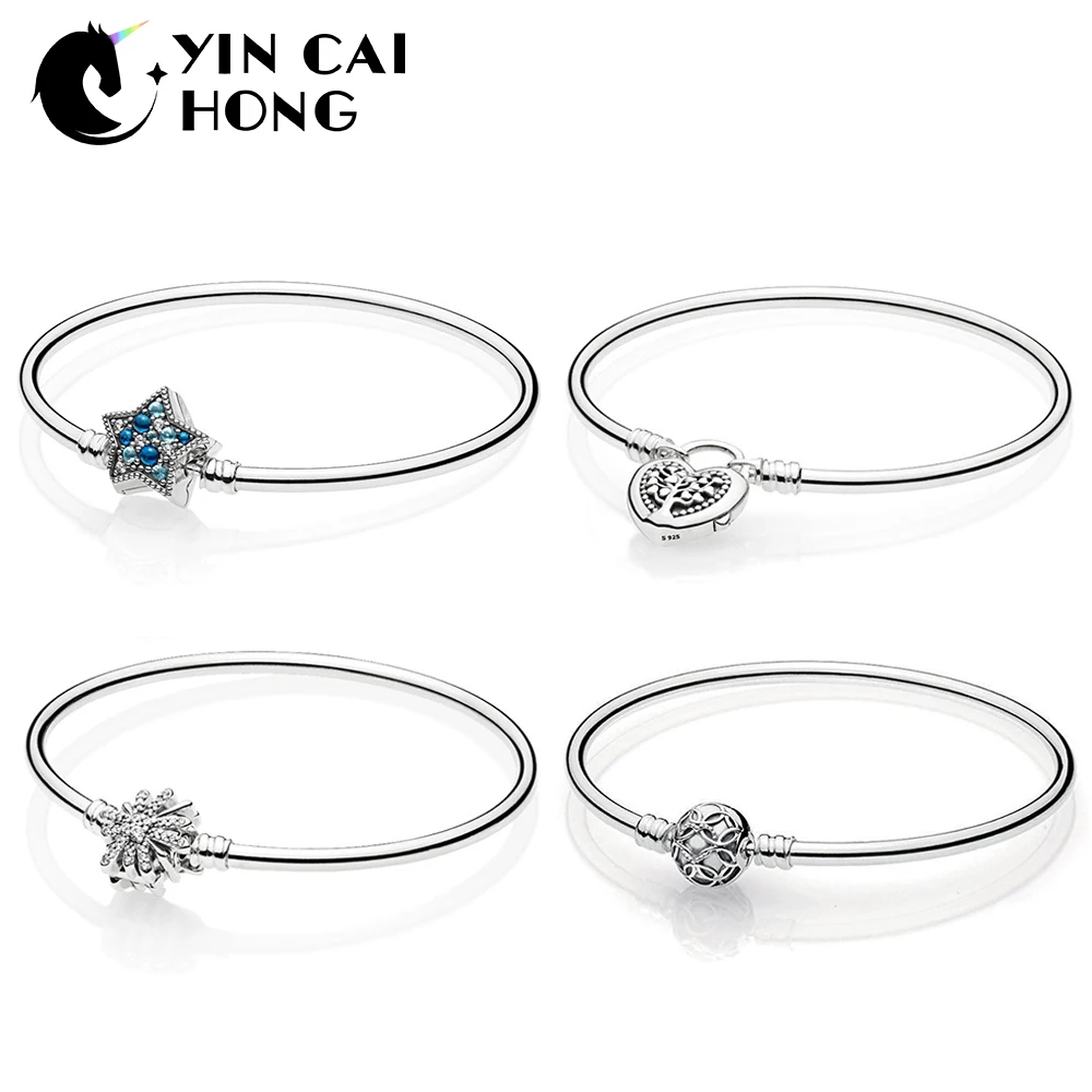 YCH 100% 925 Sterling Silver MOMENTS BANGLE WITH TREE OF LOVE CLASP Shining Star Cuff Bracelet Dazzling Fireworks Bangle
YCH 100% 925 Sterling Silver MOMENTS BANGLE WITH TREE OF LOVE CLASP Shining Star Cuff Bracelet Dazzling Fireworks Bangle