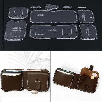 Acrylic Stencil Laser Cut Template DIY Leather Handmade Craft Cardbag Handbag Wallet Sewing Pattern 115x95x18mm
Acrylic Stencil Laser Cut Template DIY Leather Handmade Craft Cardbag Handbag Wallet Sewing Pattern 115x95x18mm
