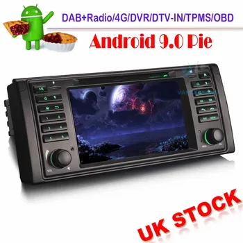 7" DAB+ Autoradio Android 9.0 Sat Nav GPS DVD TNT WIFI+ 4G for BMW 5 Series E39 X5 E53 M5 OBD DVR Bluetooth
7" DAB+ Autoradio Android 9.0 Sat Nav GPS DVD TNT WIFI+ 4G for BMW 5 Series E39 X5 E53 M5 OBD DVR Bluetooth