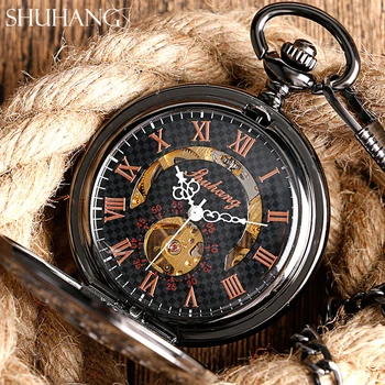 2017 New SHUHANG Skeleton Hand Wind Mechanical Pocket Watches Classic Dress Steampunk Steel Watch Men Women Birthday Gift Item 
2017 New SHUHANG Skeleton Hand Wind Mechanical Pocket Watches Classic Dress Steampunk Steel Watch Men Women Birthday Gift Item