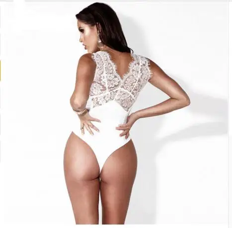 Black White Sleeveless Lace Bodysuit Tops Women Sexy See Through Bodysuit Floral Bodycon Body Suit Leotard Top Outfit
Black White Sleeveless Lace Bodysuit Tops Women Sexy See Through Bodysuit Floral Bodycon Body Suit Leotard Top Outfit
