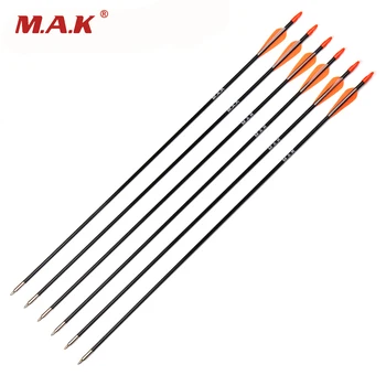 30 Inches Diameter 7mm Fiberglass Arrows for Compound Bow Archery Shooting Hunting Shooting Archery Practice
30 Inches Diameter 7mm Fiberglass Arrows for Compound Bow Archery Shooting Hunting Shooting Archery Practice