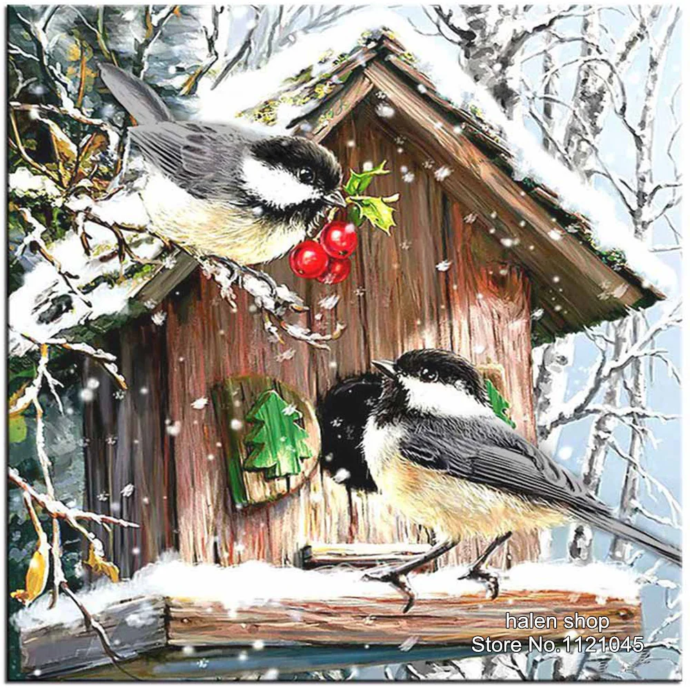 100% DIY Diamond Mosaic snow bird Handmade Diamond Painting Cross Stitch Kits Diamond Embroidery Patterns Rhinestones Arts VS222
100% DIY Diamond Mosaic snow bird Handmade Diamond Painting Cross Stitch Kits Diamond Embroidery Patterns Rhinestones Arts VS222