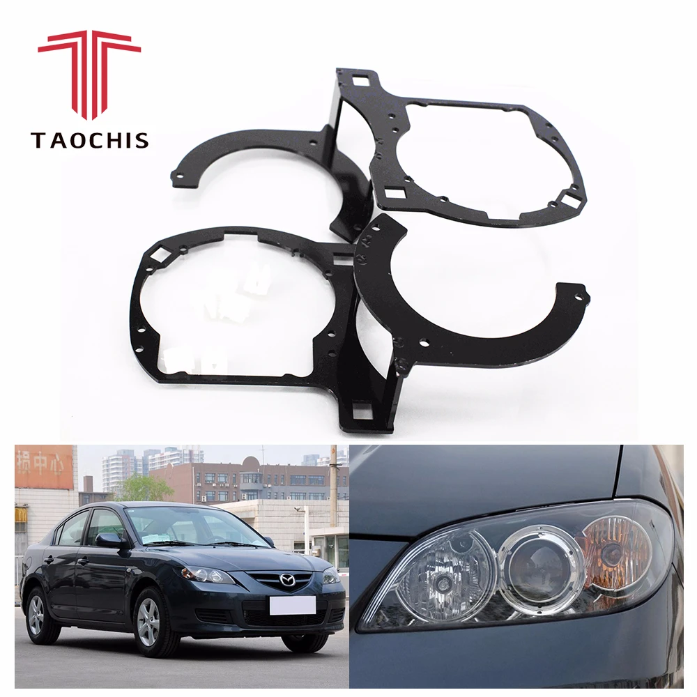 Taochis Car-Styling frame adapter module DIY Bracket Holder for Mazda 3 Hella 3 5 Projector lens Spot light
Taochis Car-Styling frame adapter module DIY Bracket Holder for Mazda 3 Hella 3 5 Projector lens Spot light