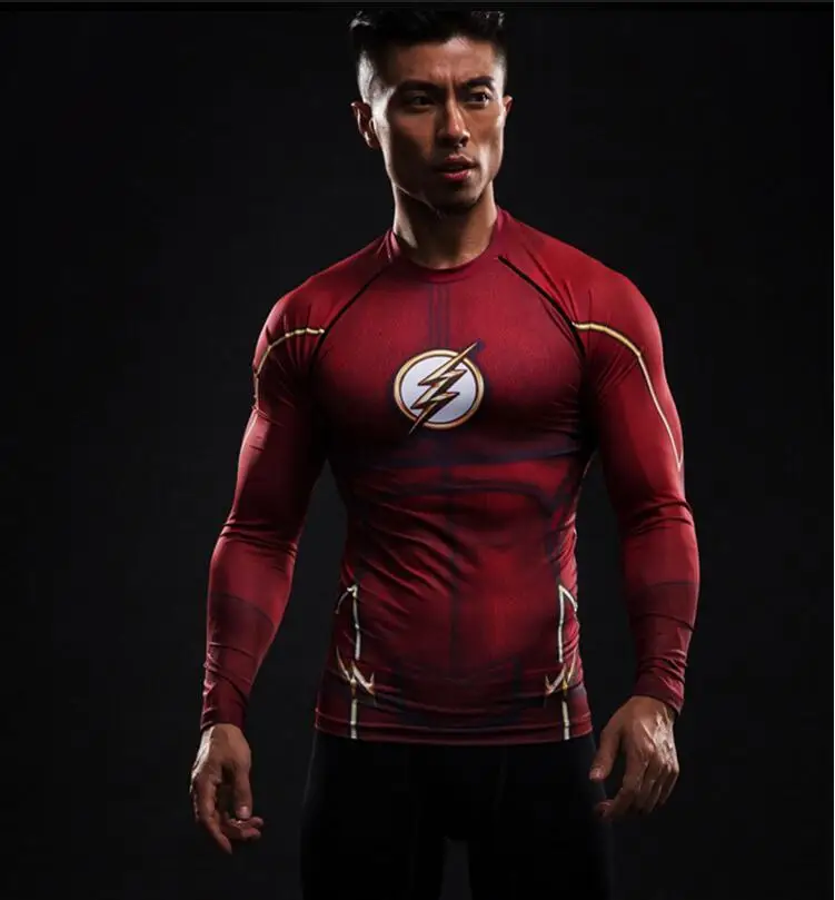 Compression Shirt Flash 3D Printed T-shirts Men Raglan Long Sleeve Flash Cosplay Costume Fitness Clothing Tops Male
Compression Shirt Flash 3D Printed T-shirts Men Raglan Long Sleeve Flash Cosplay Costume Fitness Clothing Tops Male