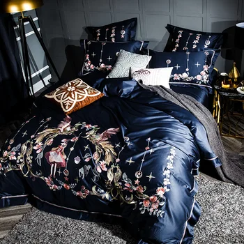 Premium Luxury 120S Egyptian cotton Embroidered Bedding set Queen King Blue Colorful Duvet cover Bed sheet set Pillowcase 4/6pcs
Premium Luxury 120S Egyptian cotton Embroidered Bedding set Queen King Blue Colorful Duvet cover Bed sheet set Pillowcase 4/6pcs