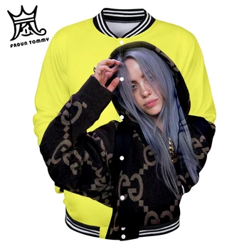 Frdun Tommy Billie Eilish jacket album When We All Fall Asleep, Where Do We Go 3D Print coat Baseball uniform Women Jackets
Frdun Tommy Billie Eilish jacket album When We All Fall Asleep, Where Do We Go 3D Print coat Baseball uniform Women Jackets