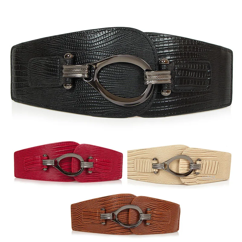 DILIKS Women Wide Belt Elastic Waistband Cinch Strap Retro Lady Punk Fashion Cummerbunds Wide Belts For Dress
DILIKS Women Wide Belt Elastic Waistband Cinch Strap Retro Lady Punk Fashion Cummerbunds Wide Belts For Dress