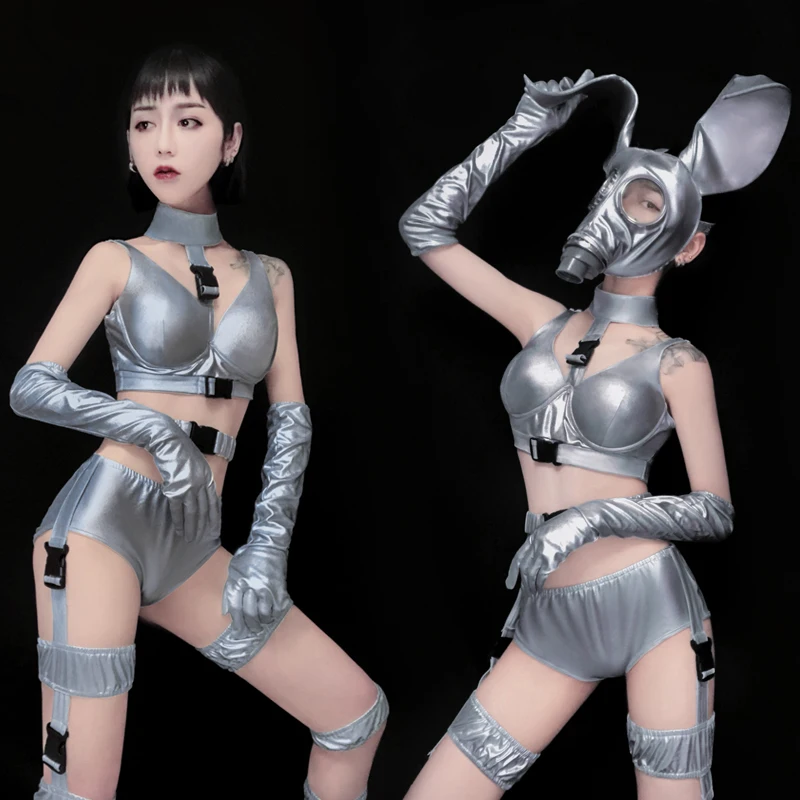 New DS Costume 6pcs Suit For Women Nightblub Party Clothing GOGO Dance DJ Perfomance Leading Dance Costumes Stage Wear BL1479
New DS Costume 6pcs Suit For Women Nightblub Party Clothing GOGO Dance DJ Perfomance Leading Dance Costumes Stage Wear BL1479