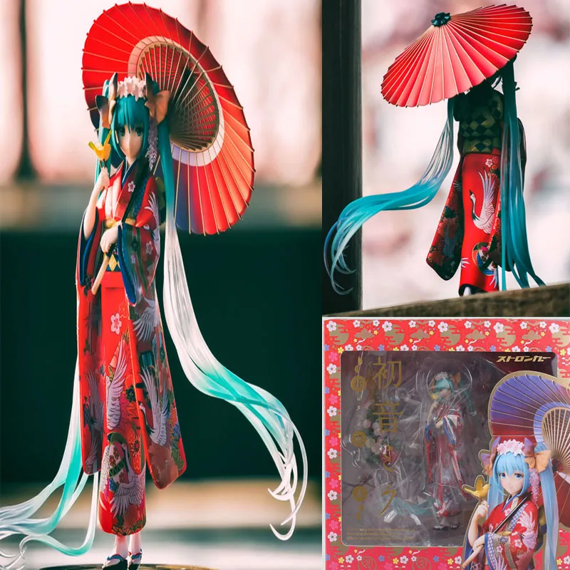 GZTZMY Hatsune Miku kimono PVC sexy girl Japanese anime Action Figures toys Anime figure Toys children Christmas For Kids Gifts1