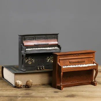 Retro Piano Model Ornaments Resin Vintage Furniture Handicraft Hotel Bar Home Decor Piano Miniature Furnishing Christmas Gifts
Retro Piano Model Ornaments Resin Vintage Furniture Handicraft Hotel Bar Home Decor Piano Miniature Furnishing Christmas Gifts