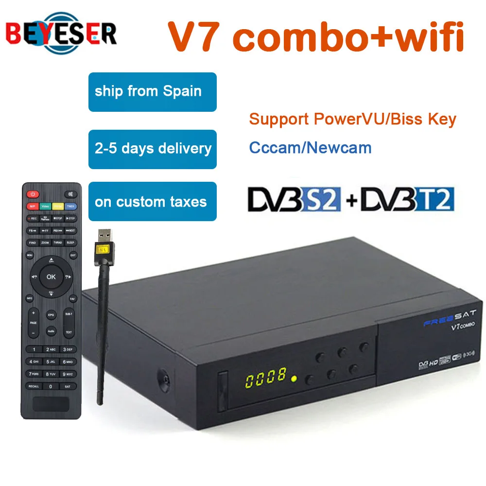 Origin Freesat V7 Combo receptor HD Satellite Receiver DVB-S2 DVB-T2 Support PowerVu Biss Key Newcam DVB S2 T2+1 year clines
Origin Freesat V7 Combo receptor HD Satellite Receiver DVB-S2 DVB-T2 Support PowerVu Biss Key Newcam DVB S2 T2+1 year clines
