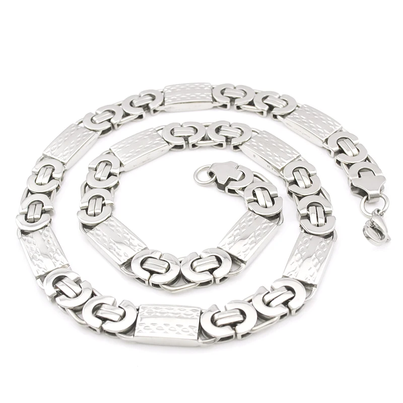 GOKADIMA 11mm Wide Chain Jewelry Necklace Cool Rock Byzantine Link Trendy Men Man Stainless Steel 55cm Length Wholesale WN510
GOKADIMA 11mm Wide Chain Jewelry Necklace Cool Rock Byzantine Link Trendy Men Man Stainless Steel 55cm Length Wholesale WN510