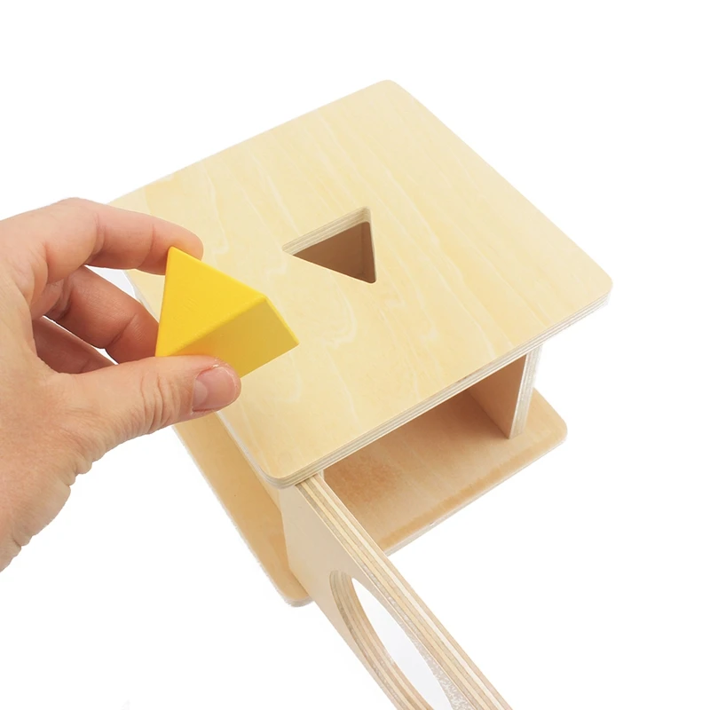 Baby Wooden Montessori Toy Wood Triangular Prism Matching Box Learning Educational Preschool Training for Toddler Practical Life
Baby Wooden Montessori Toy Wood Triangular Prism Matching Box Learning Educational Preschool Training for Toddler Practical Life